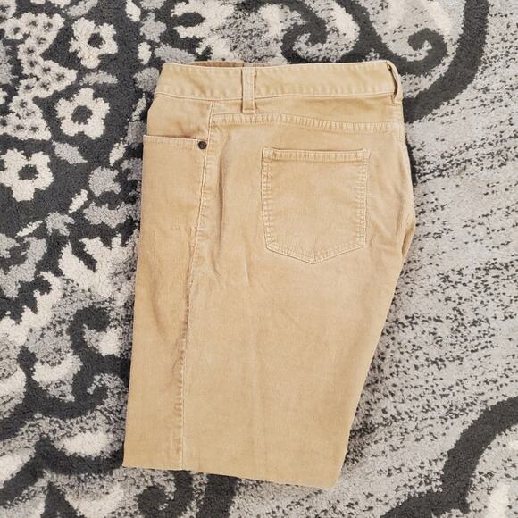 TALBOTS Woman's tan corduroy pants Curvy fit Petite size Inseam 27 sz. 10P - Picture 5 of 10